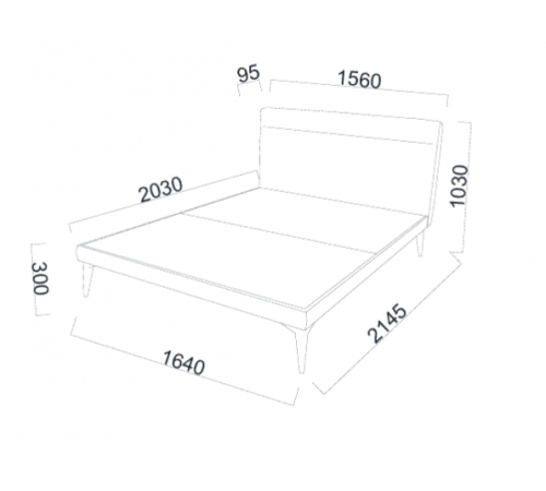 Двуспальная кровать FLEXY 26-160/180